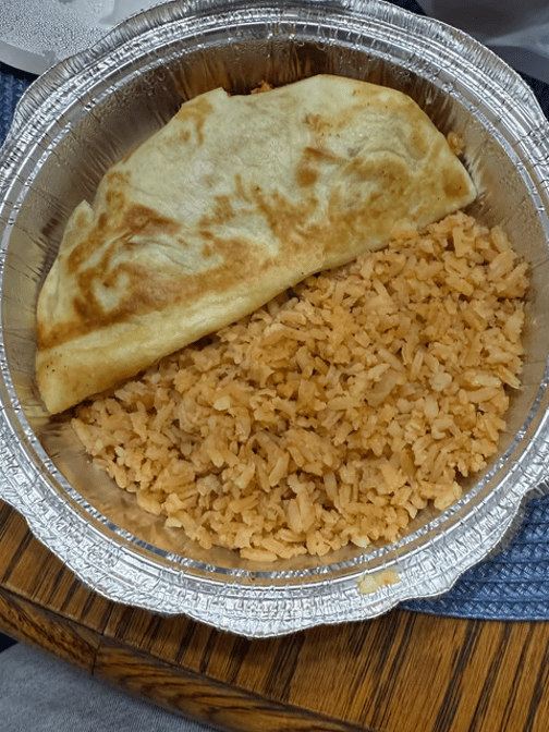 Kids #5. One Quesadilla W/Rice