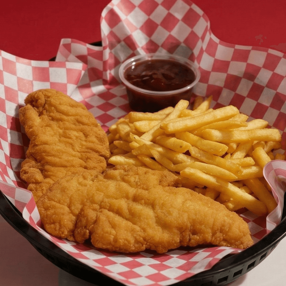 Chicken Strips (2) w/ Fries