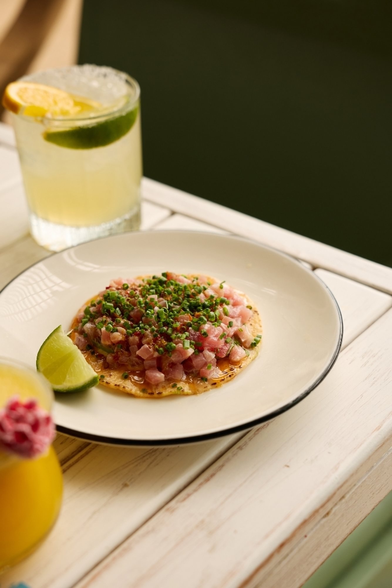 Tuna Tostada