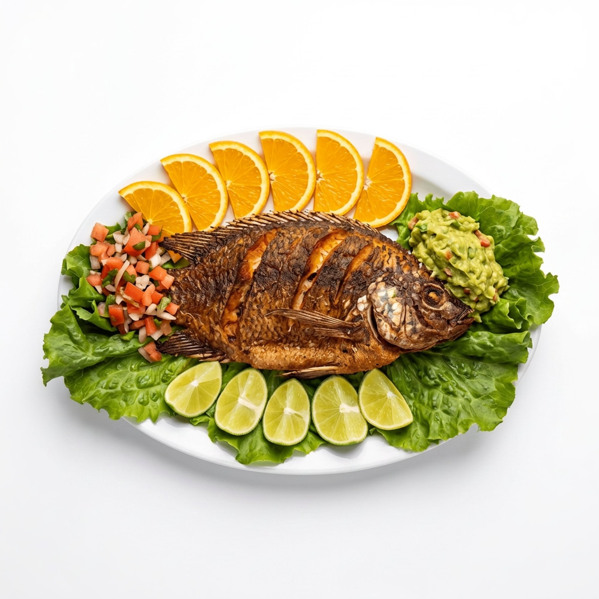 Mojarra a la Mariposa (Butterfly Style Mojarra)