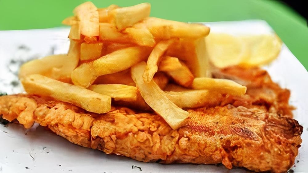 1 Chicken Sandwich and 3 Chicken Tenders w.fries