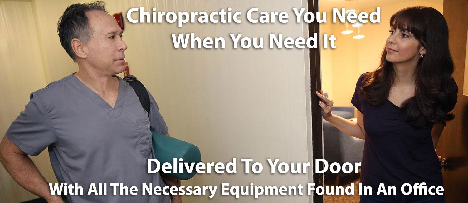 Emergency Mobile Chiropractor - Dr. Malakoff