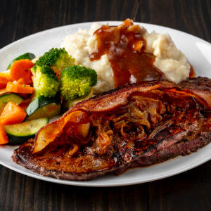 LIVER WITH BACON AND ONIONS