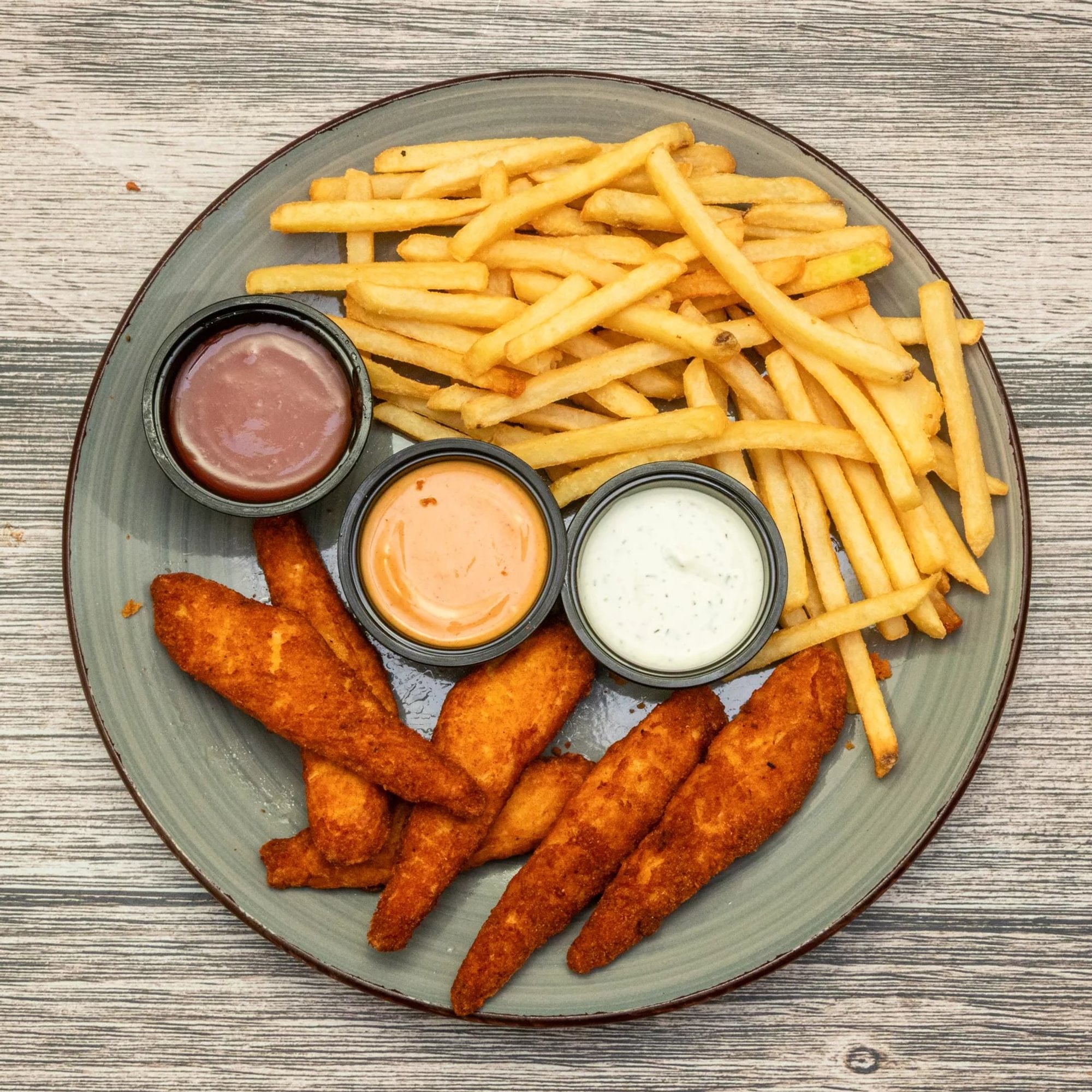 6. Boneless Hot Wings 6 Pcs Meal