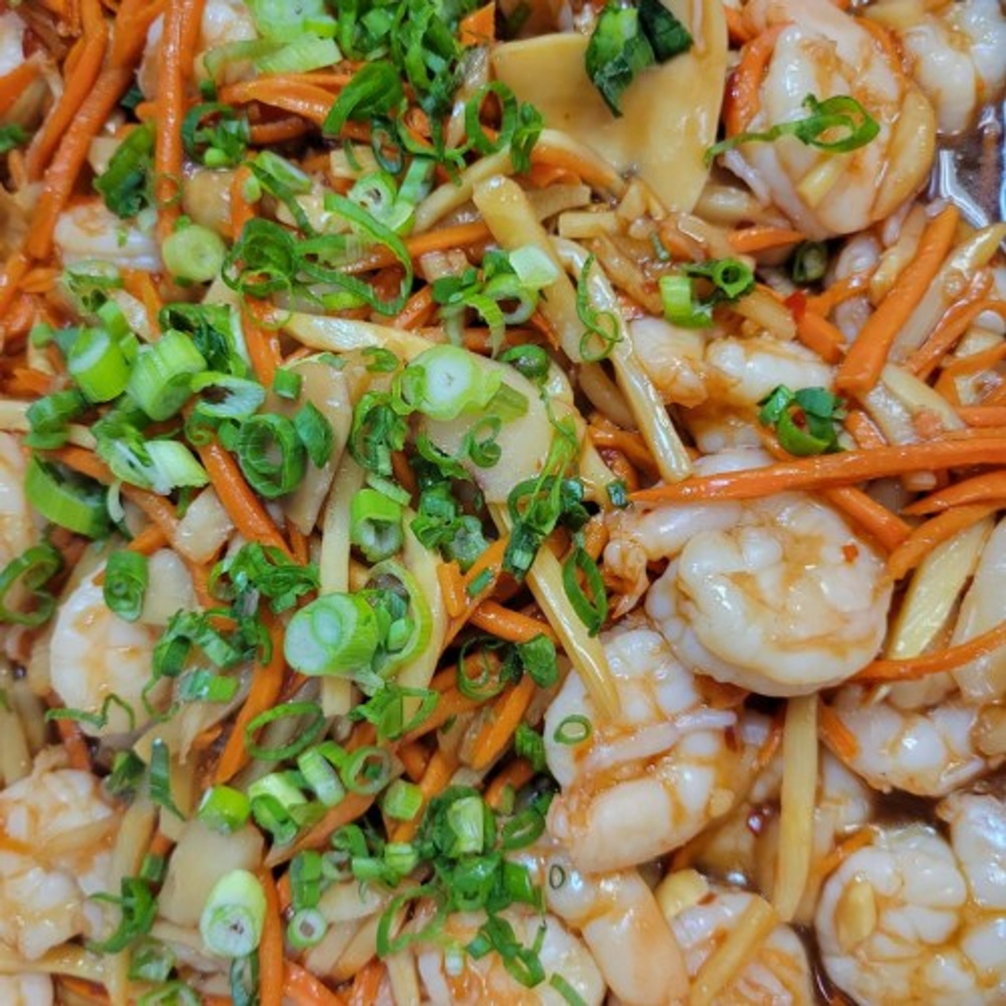 Shrimp Szechwan Style