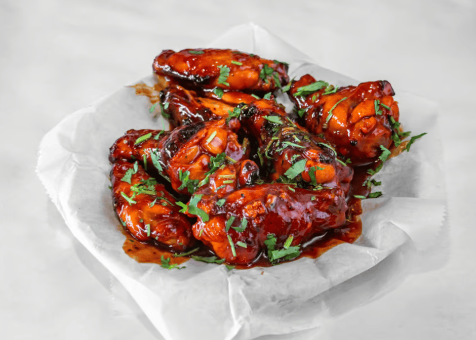 CHICKEN BBQ WINGS TANDOORI (6 Pcs)