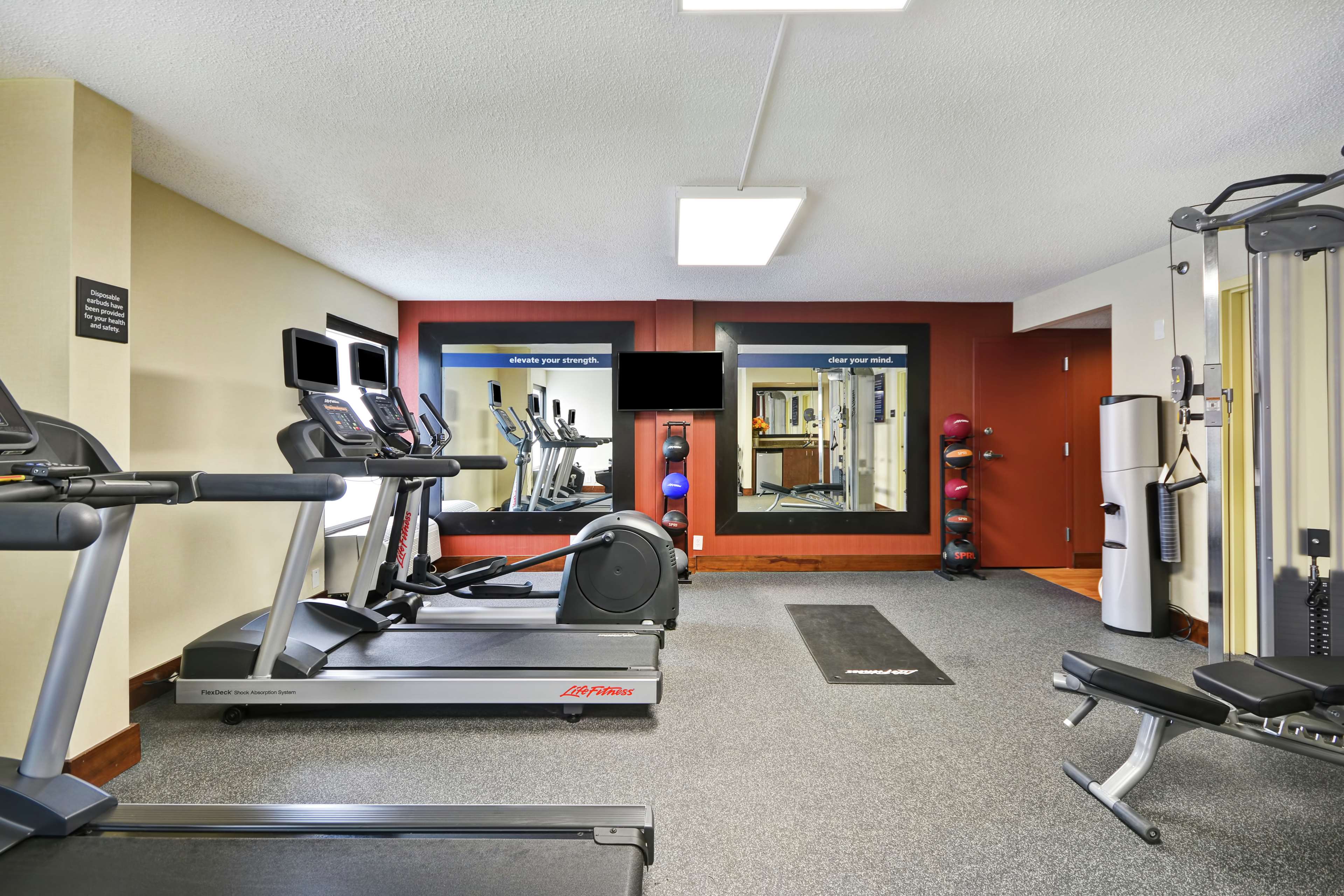 Health club  fitness center  gym