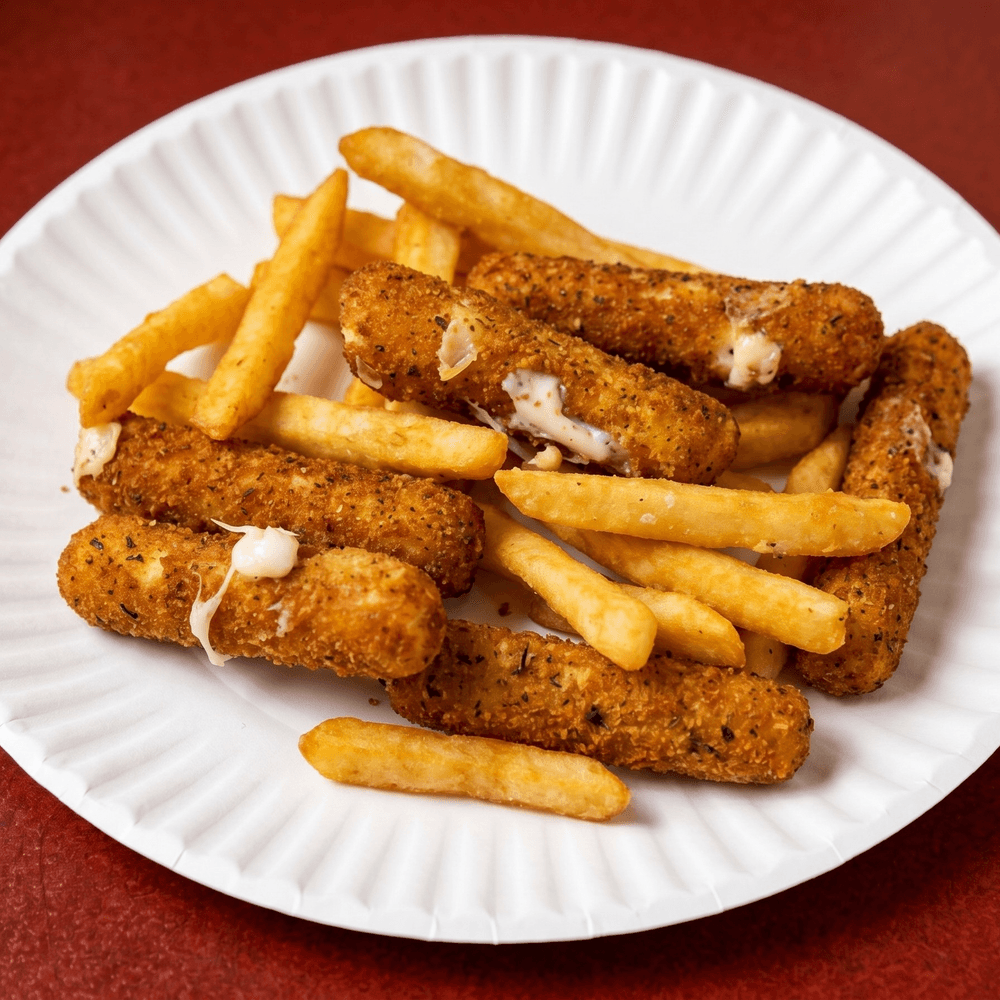 Mozzarella Sticks + Fries + Soda