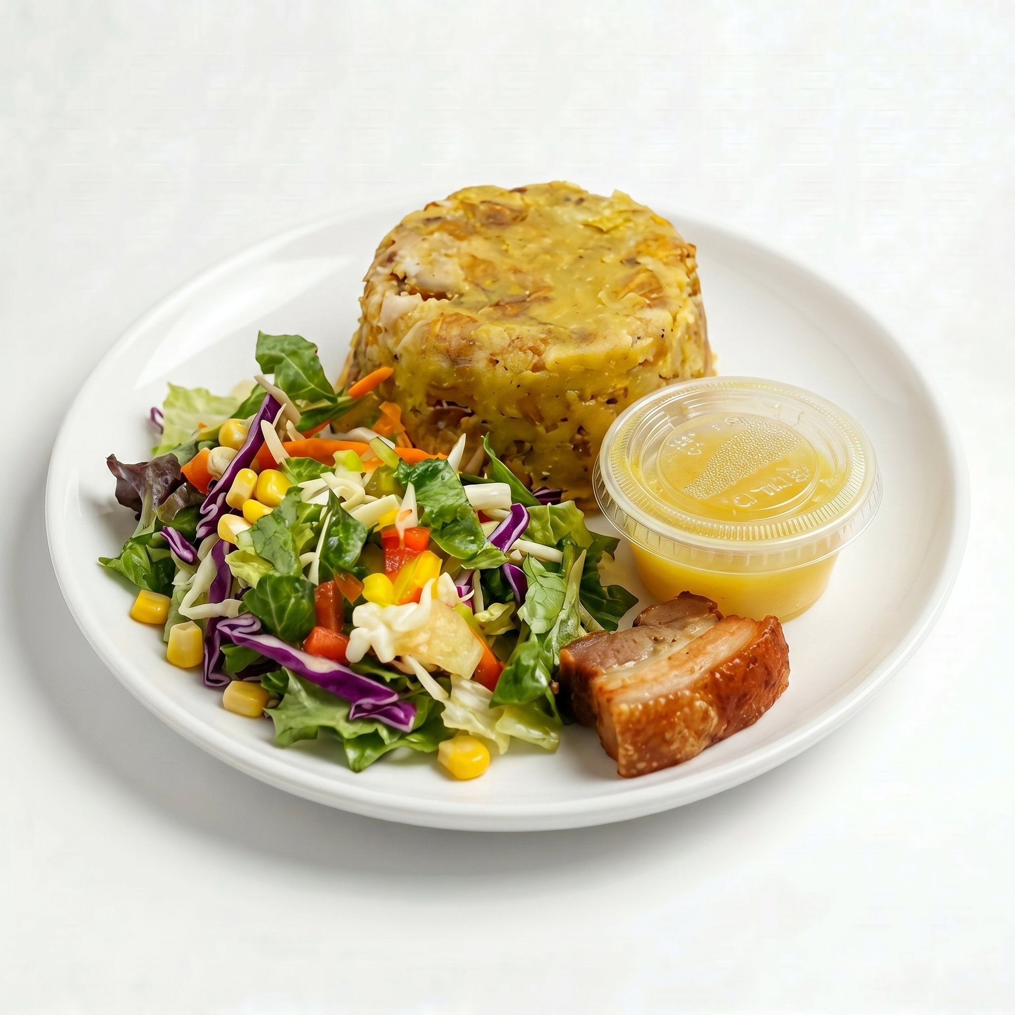Mofongo De Chicharrones | Mofongo with Pork Rind