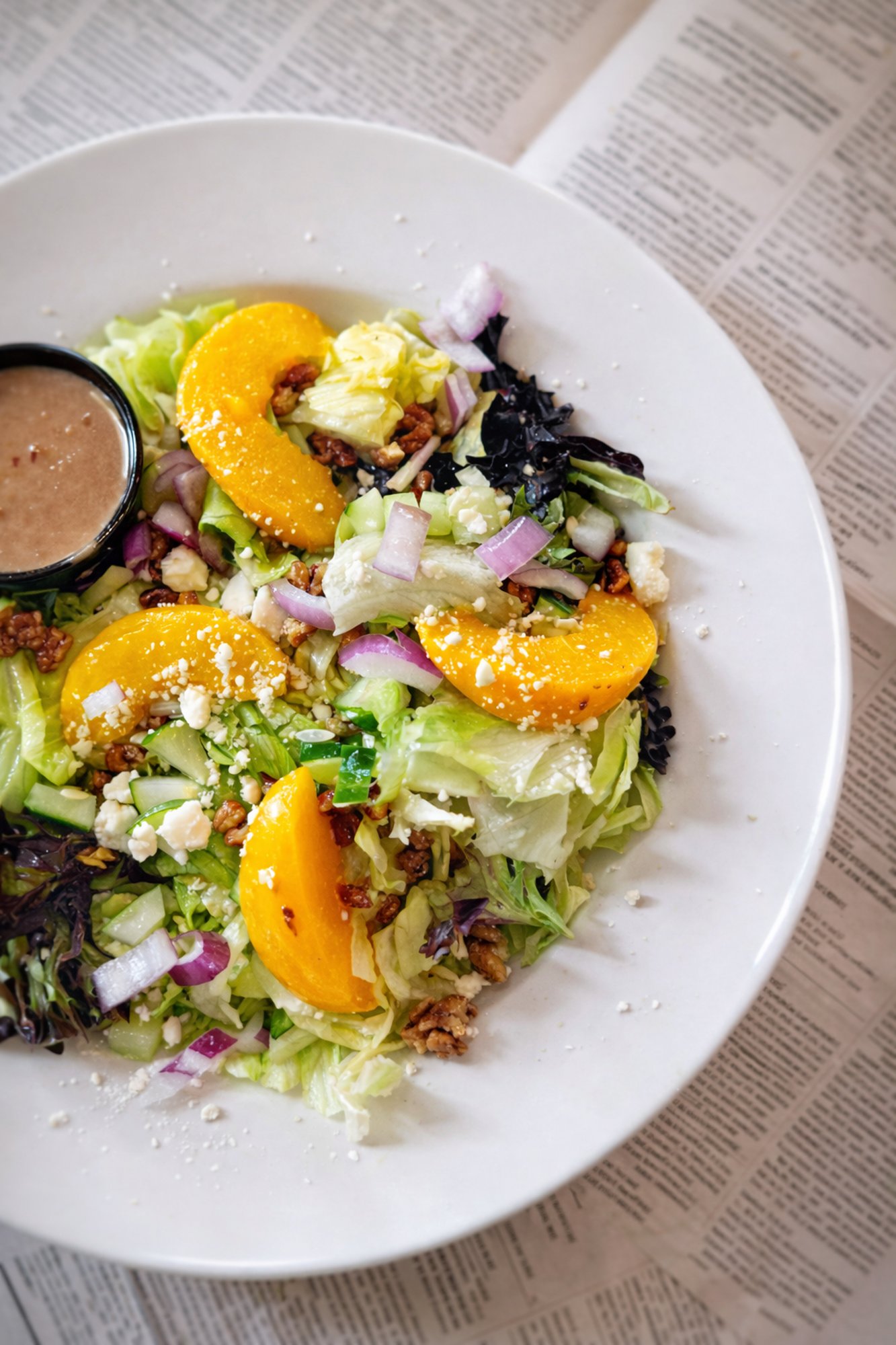 Peach & Feta Salad