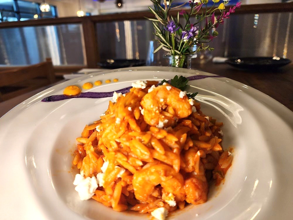 Shrimp and Orzo (Lunch)