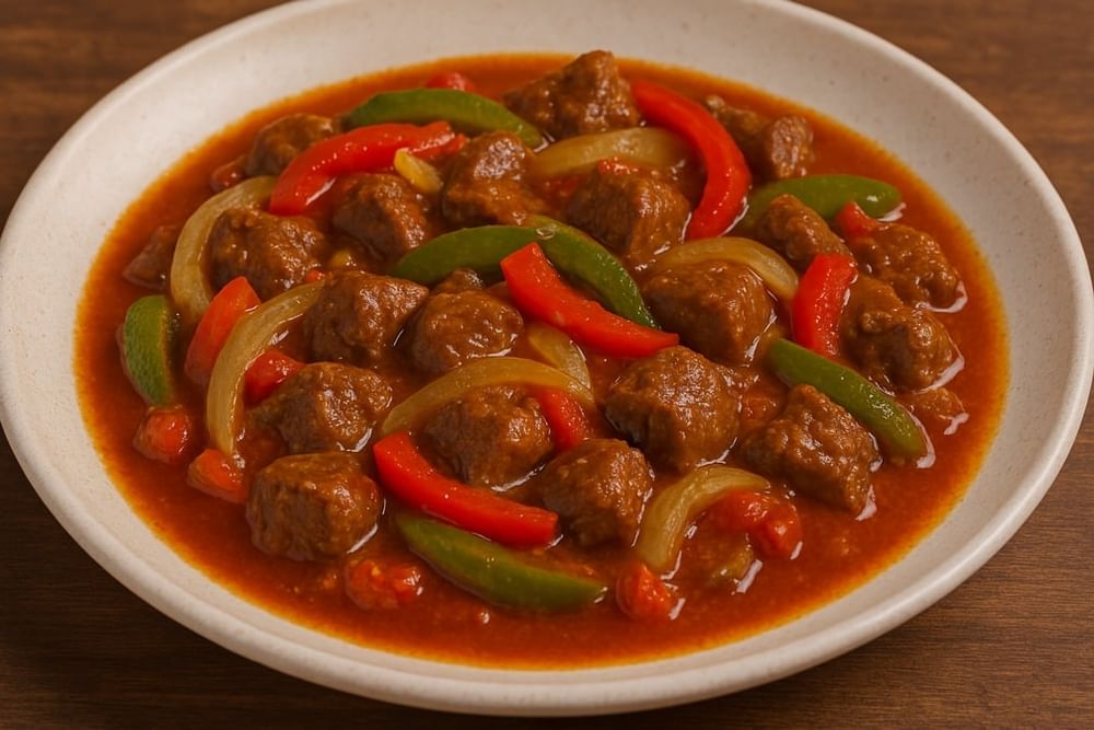 Bistec en Salsa / Steak in Sauce