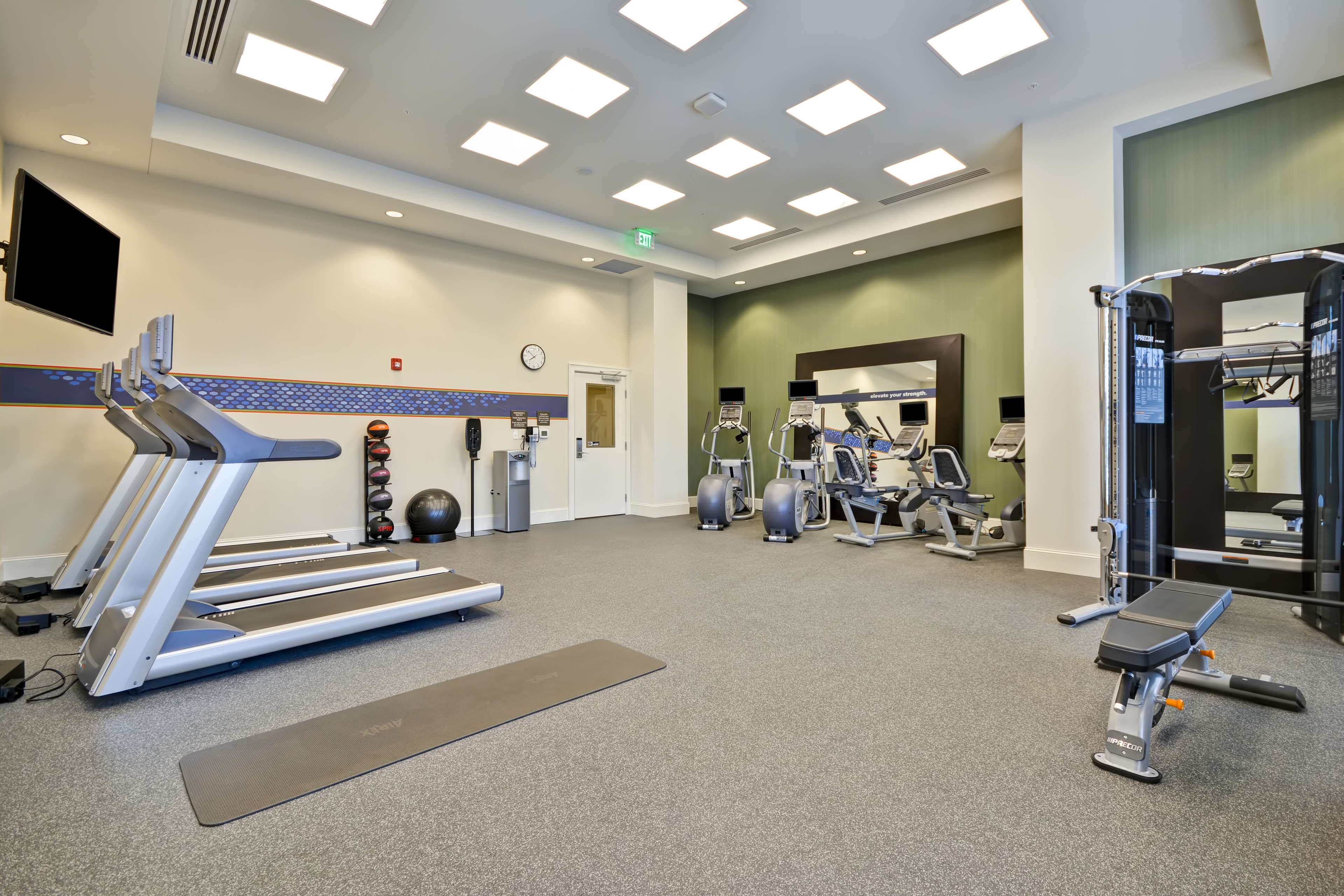 Health club  fitness center  gym