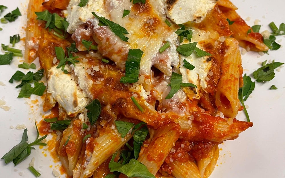 Pasta al Forno (Baked Penne) Gluten Free