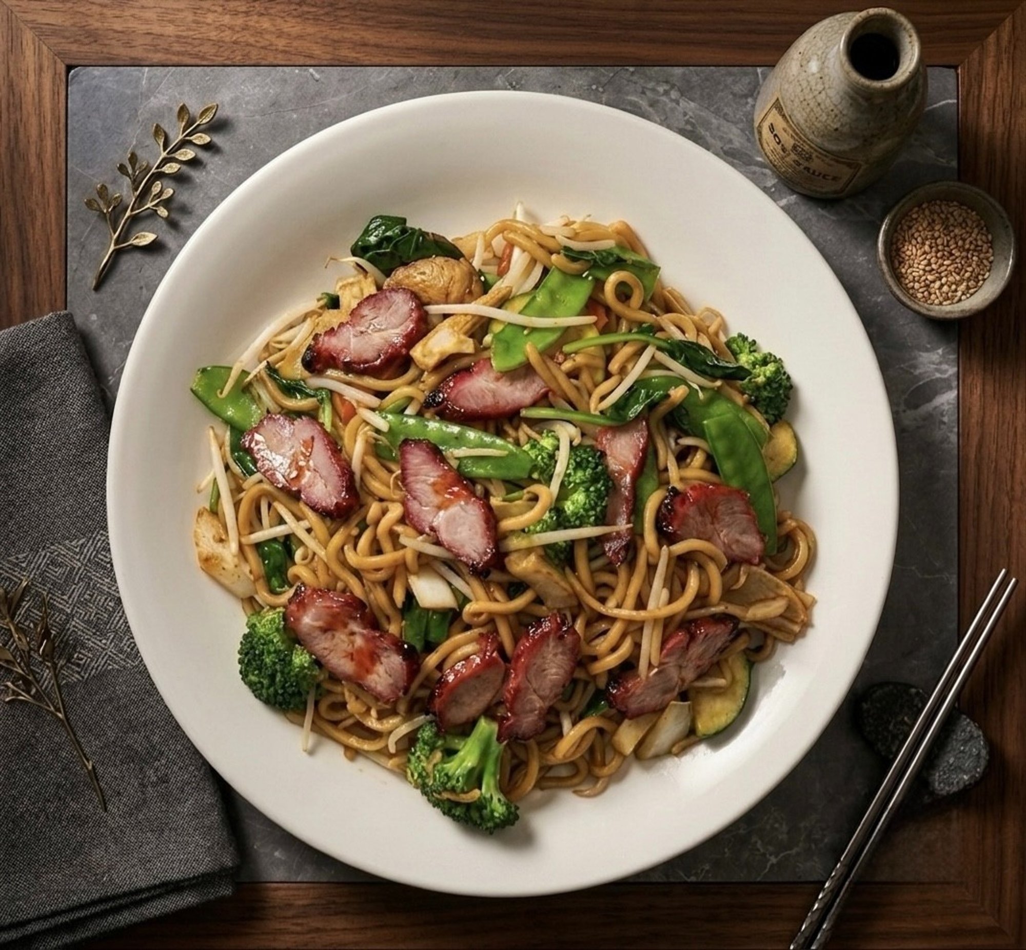 BBQ Pork Lo Mein