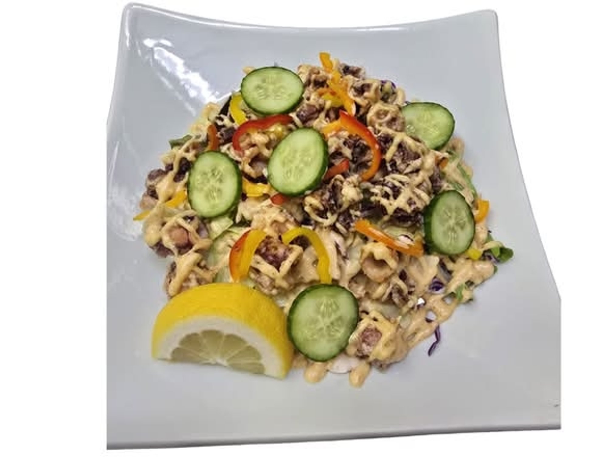 Calamari Steak Salad