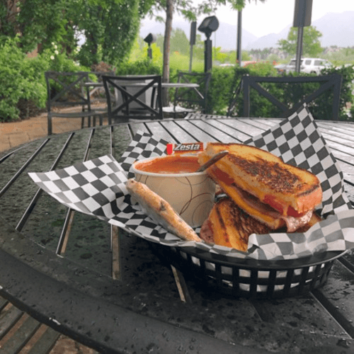 Grilled Cheese with Soup
