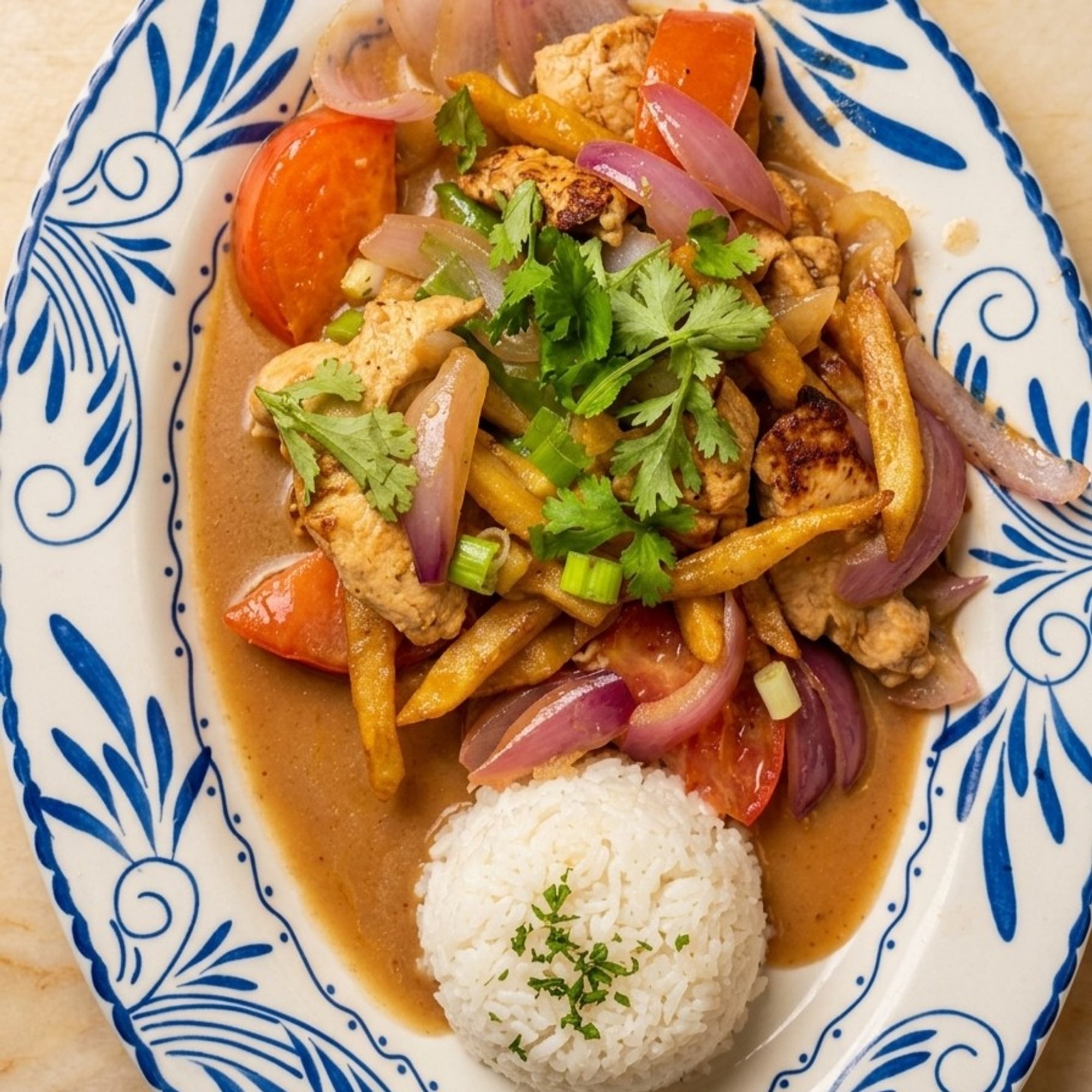 Pollo Saltado