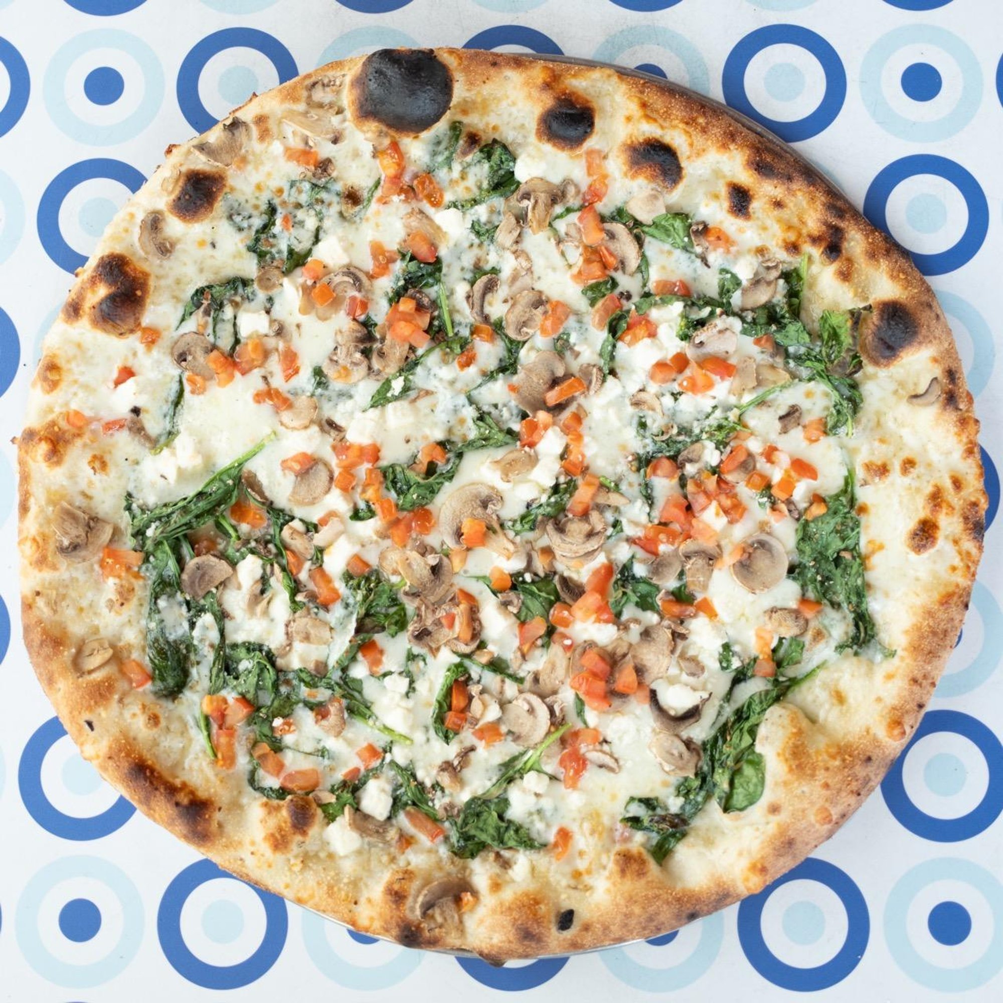 12" White Veggie