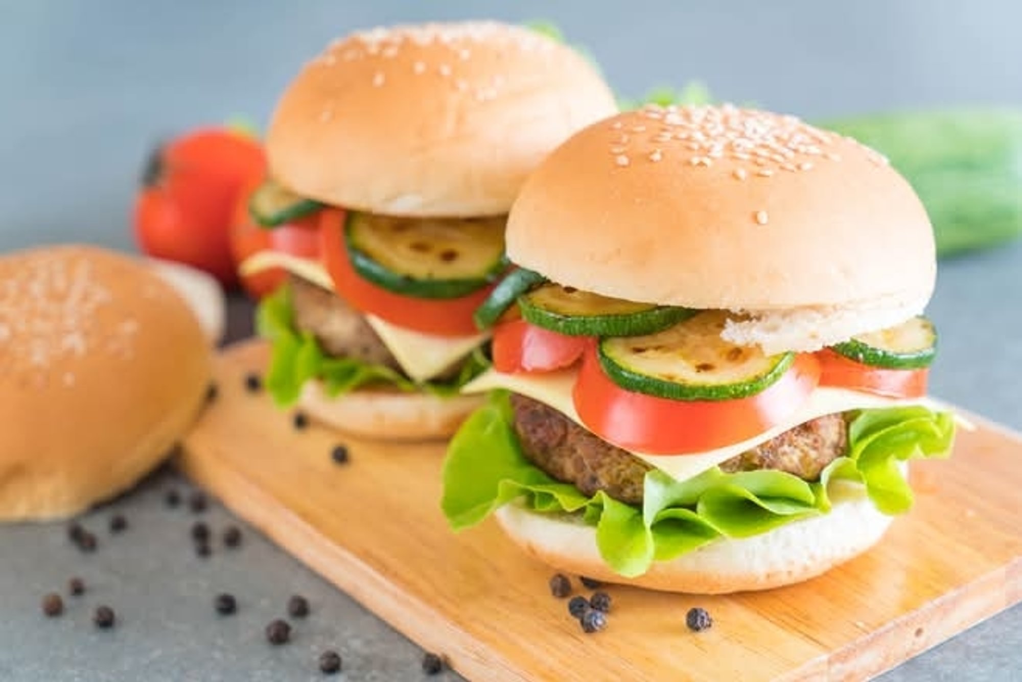 California Veggie Burger Salad