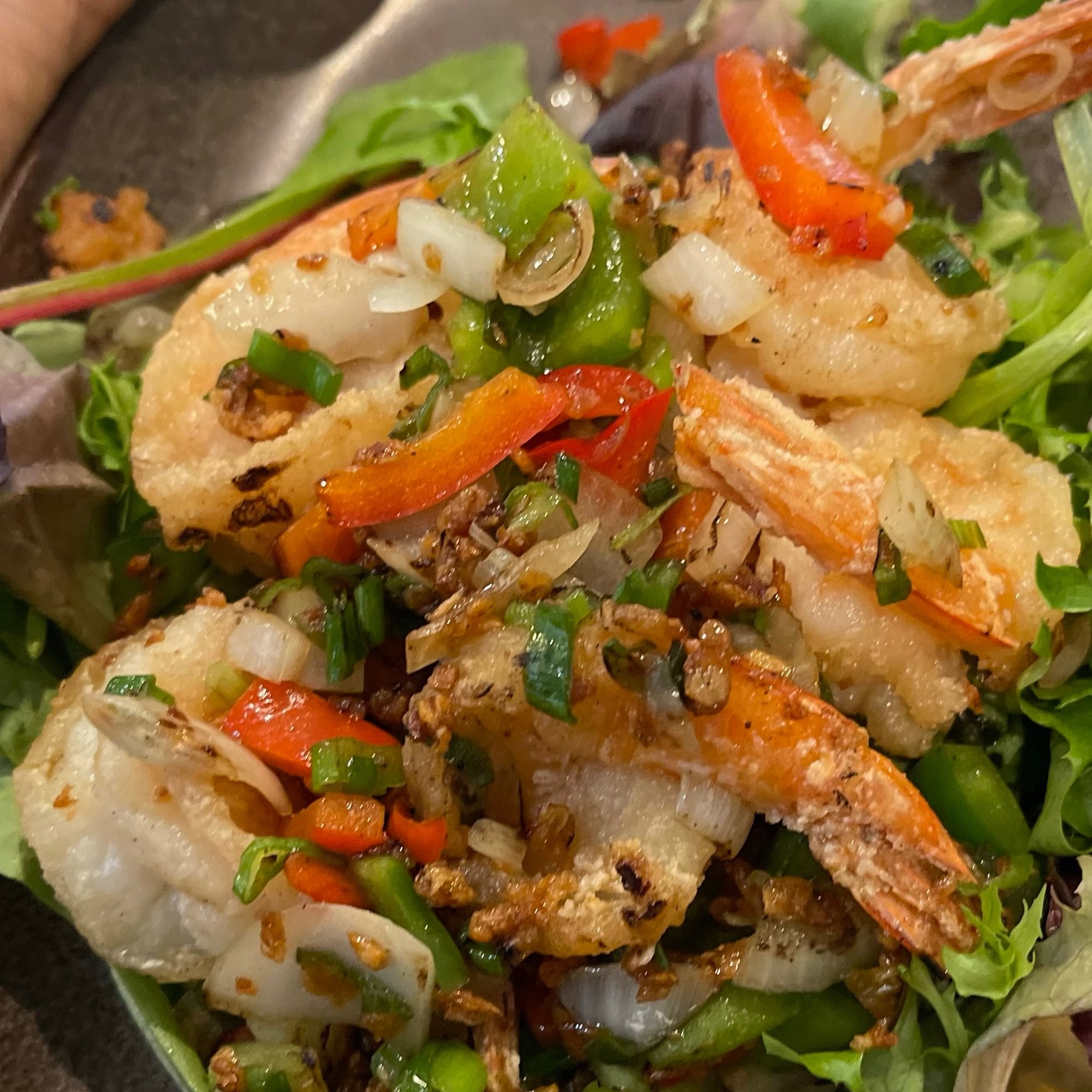 Salt and Pepper Garlic Shrimp