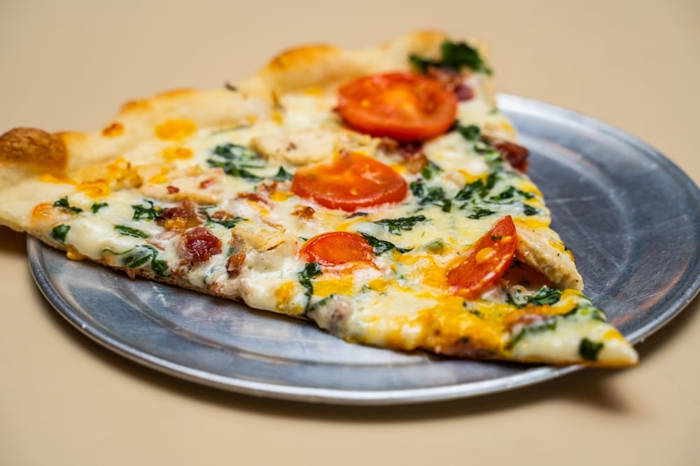 Thin Chicken Alfredo Slice