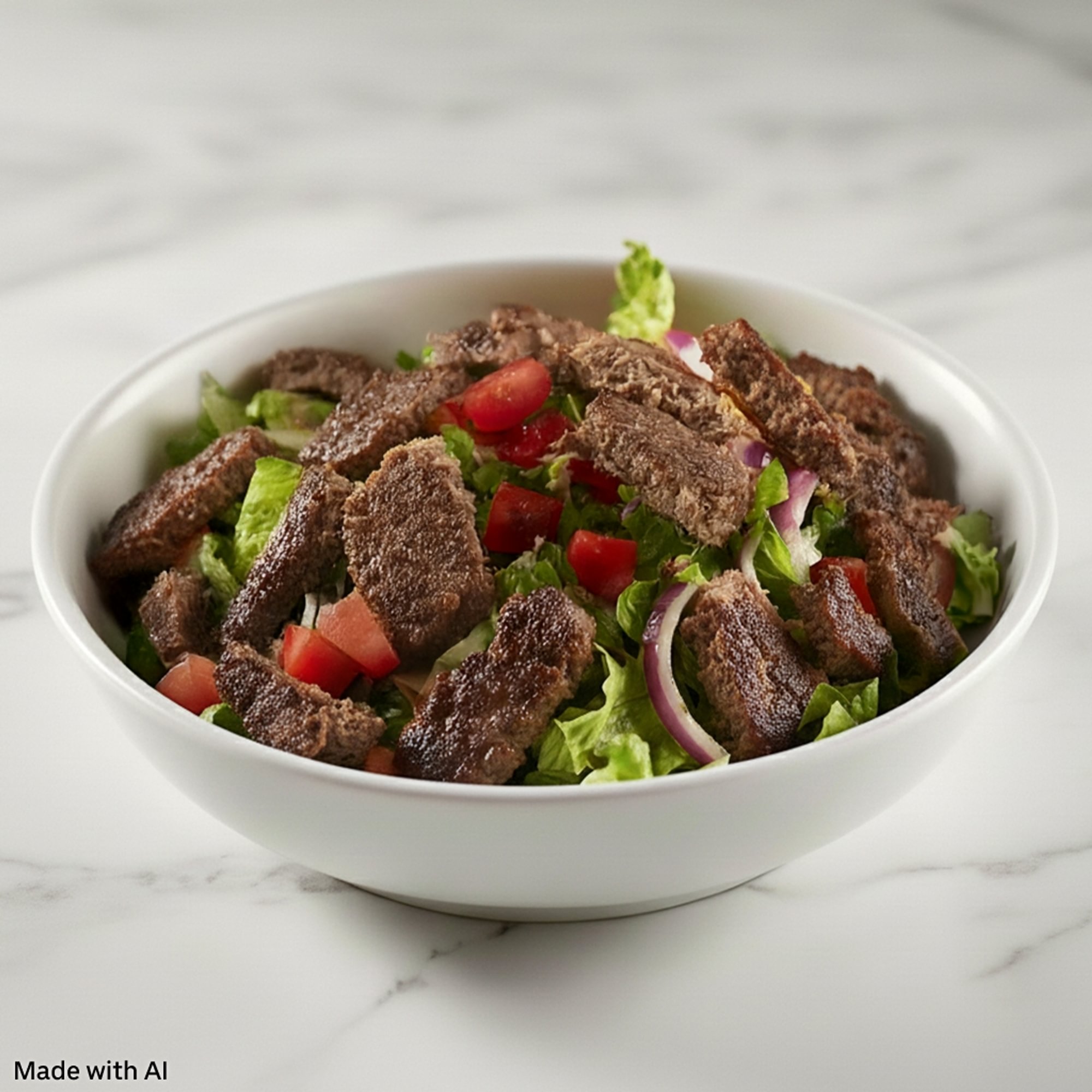 1/2 Lb. Wagyu Smash Burger Salad