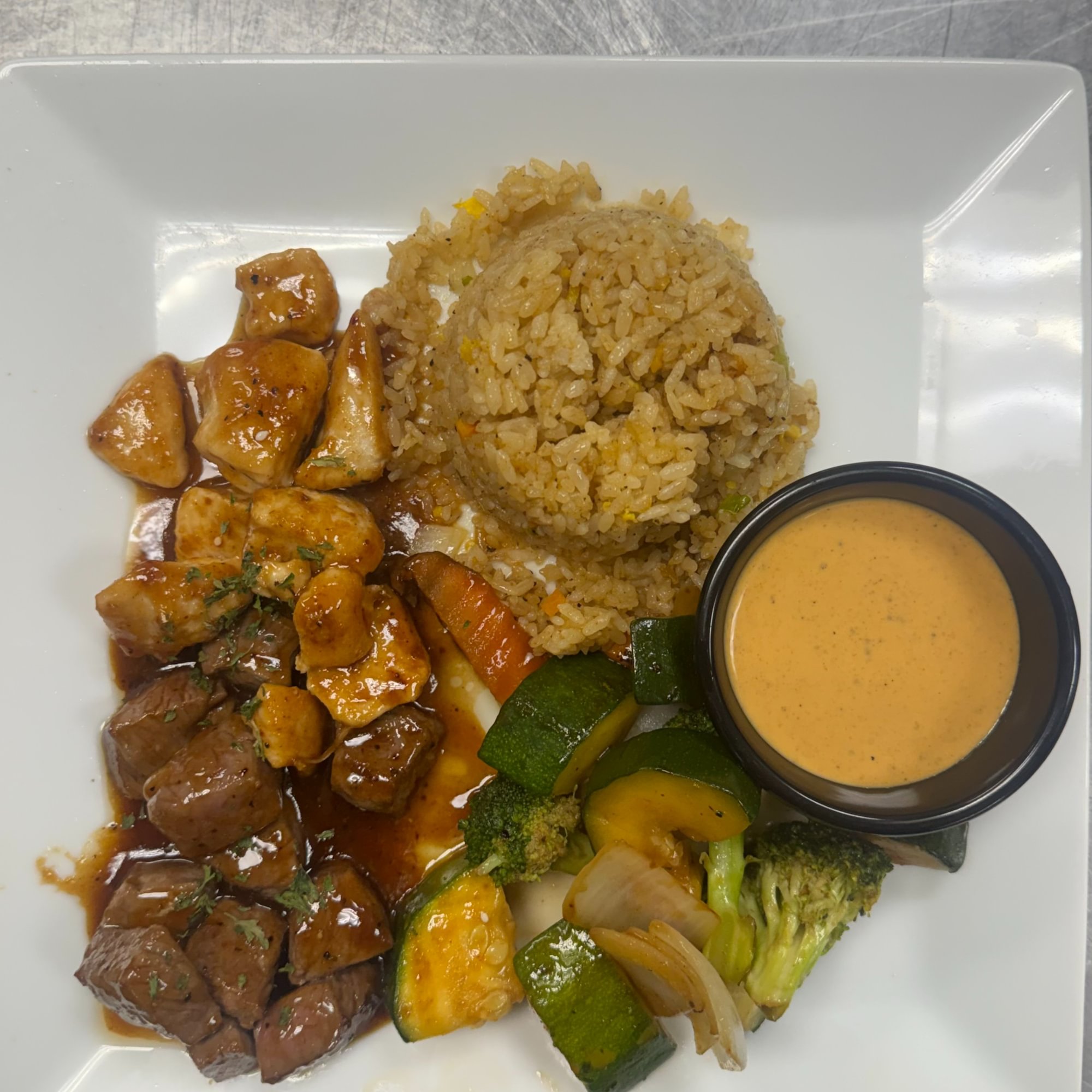 L.Hibachi Chicken & Steak