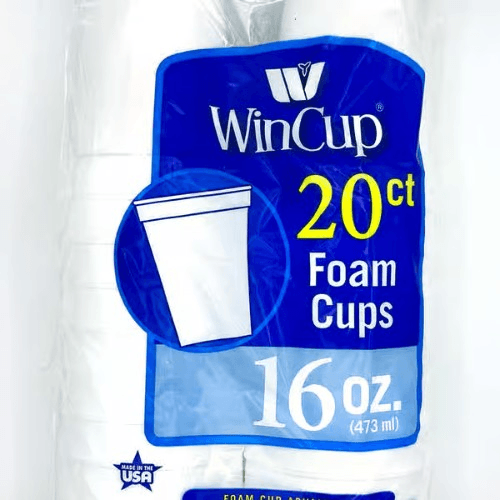 20 CT Foam Cups