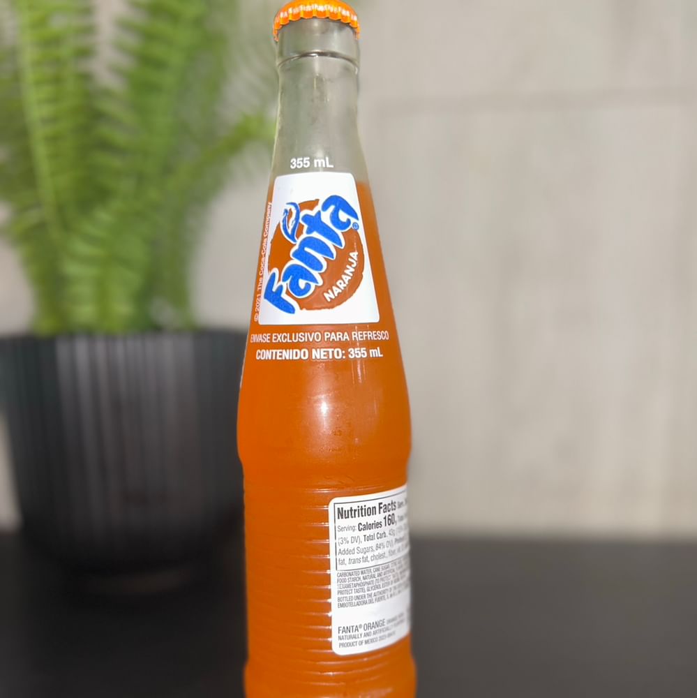Glass Bottle Fanta