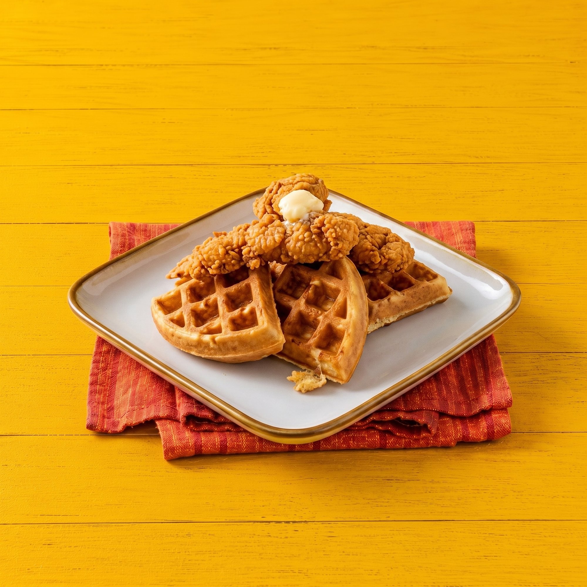 1 Waffle & 1 Tender
