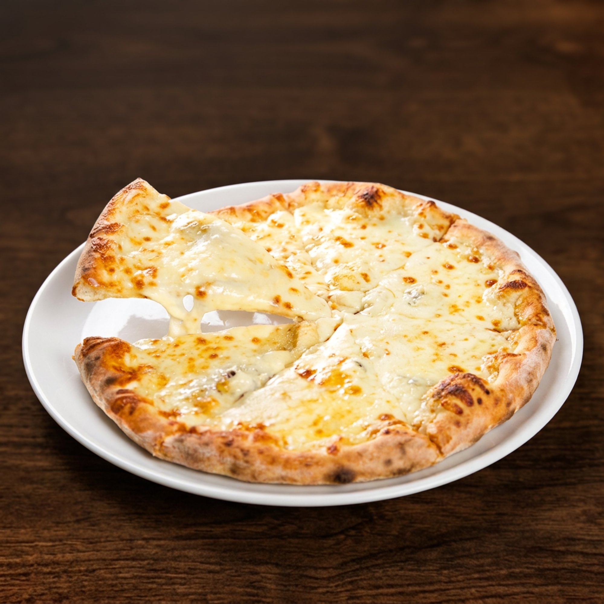Quattro Formaggi Pizza (Four Cheese Pizza)
