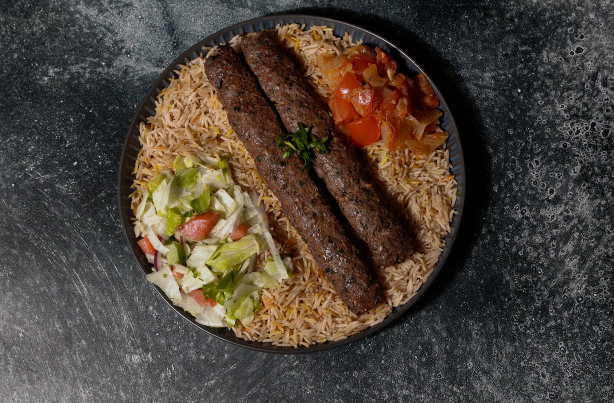 Beef Kuftah Platter