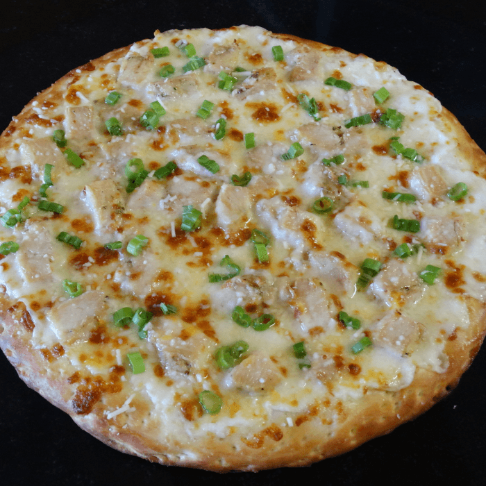 Chicken Alfredo Pizza