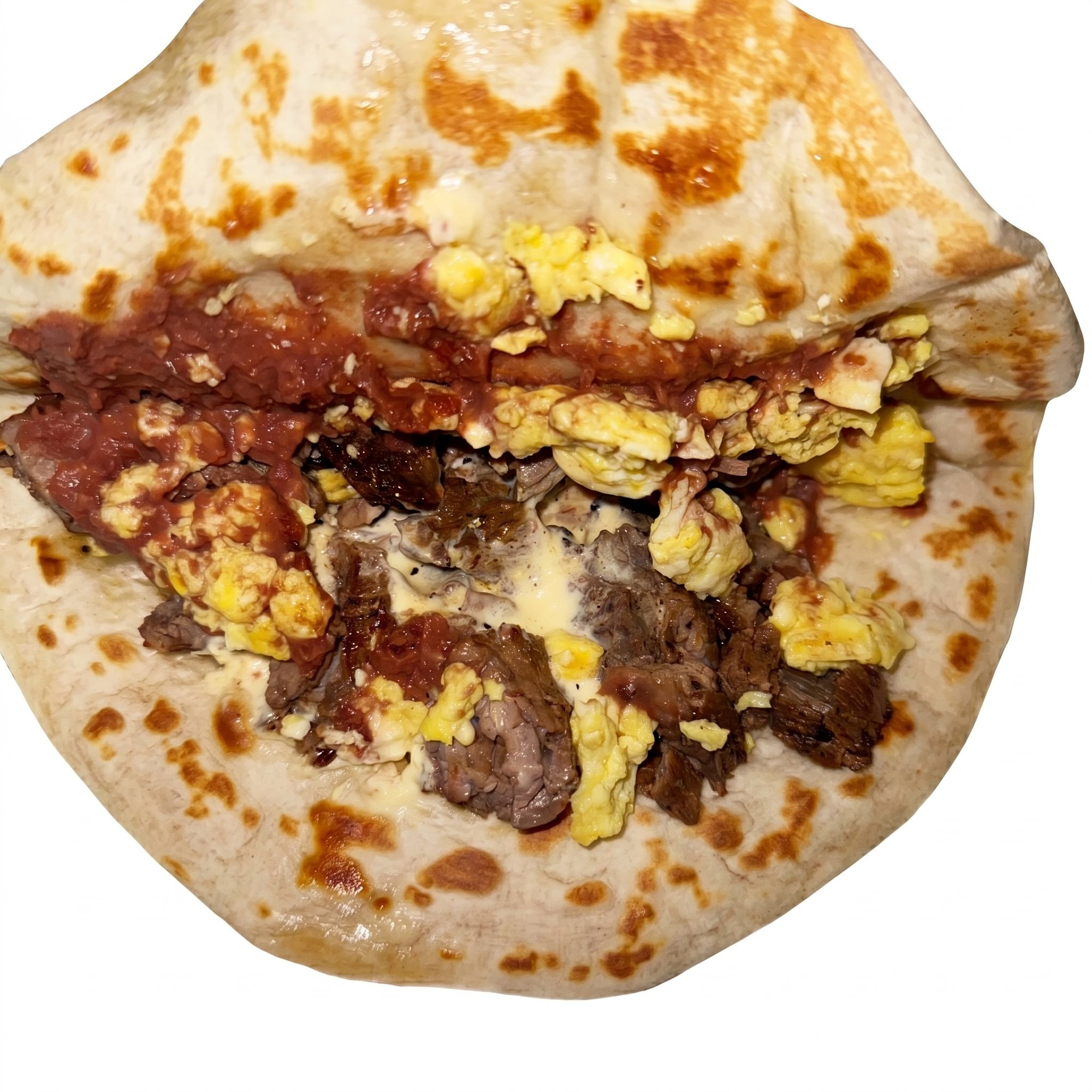 Baleada Con Carne Asada