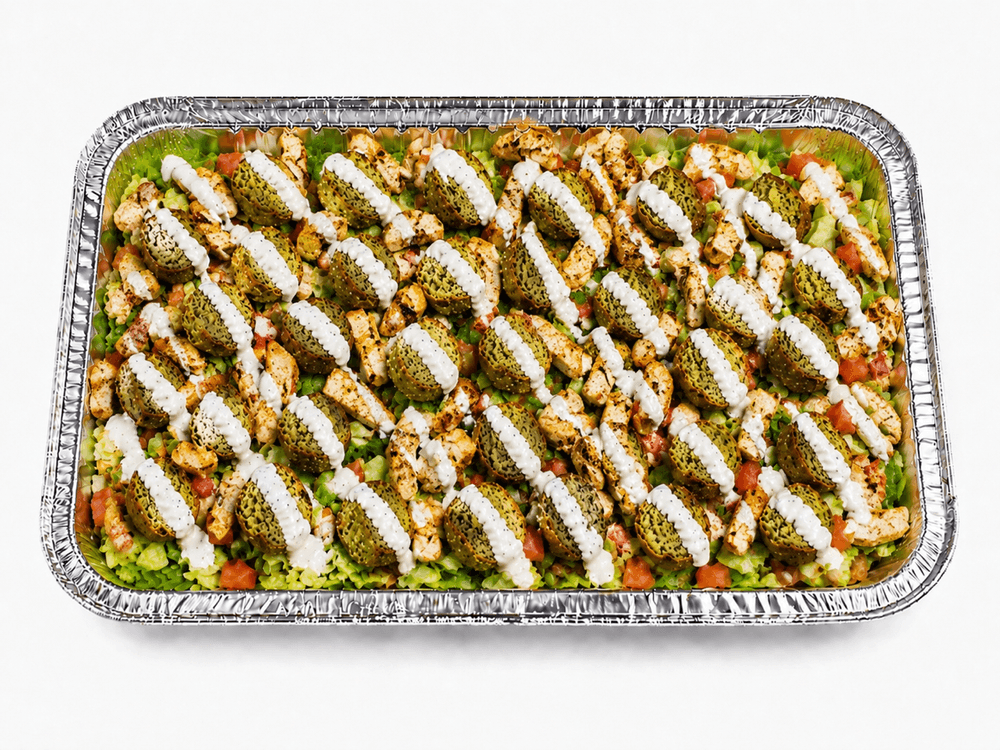 Chicken & Falafel Over Salad