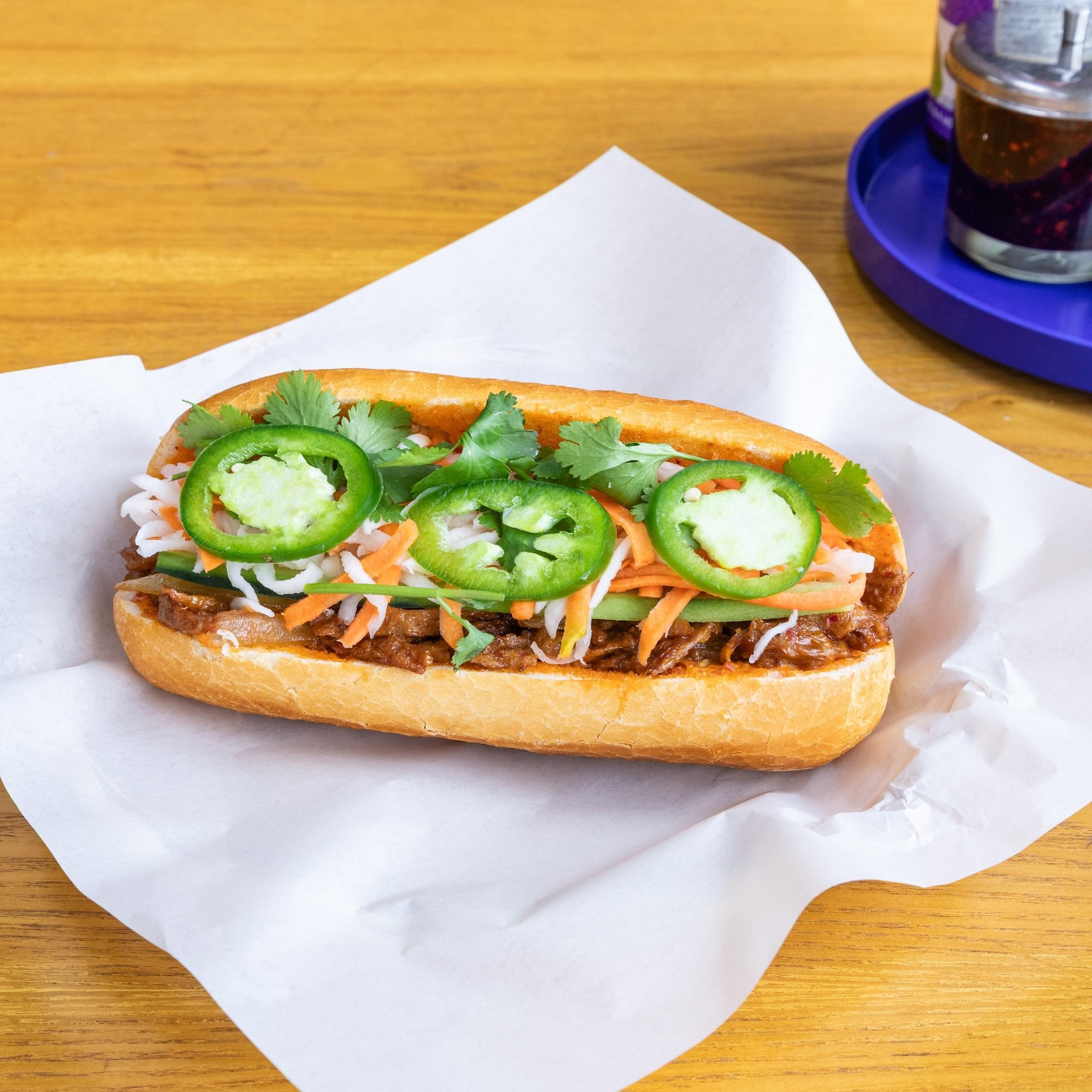 B11. Mongolian Beef Sandwich