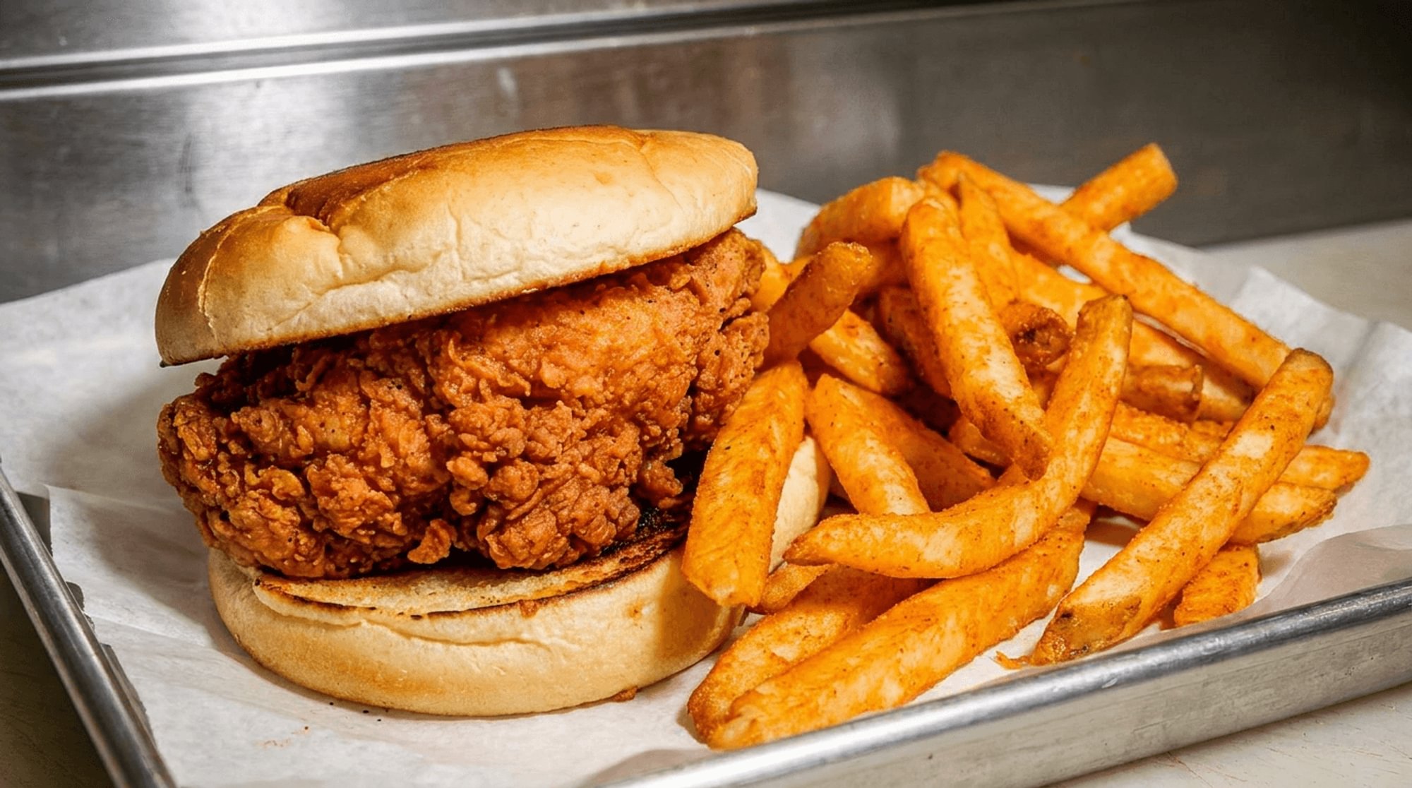 Chicken Original Sandwich W/ Fries