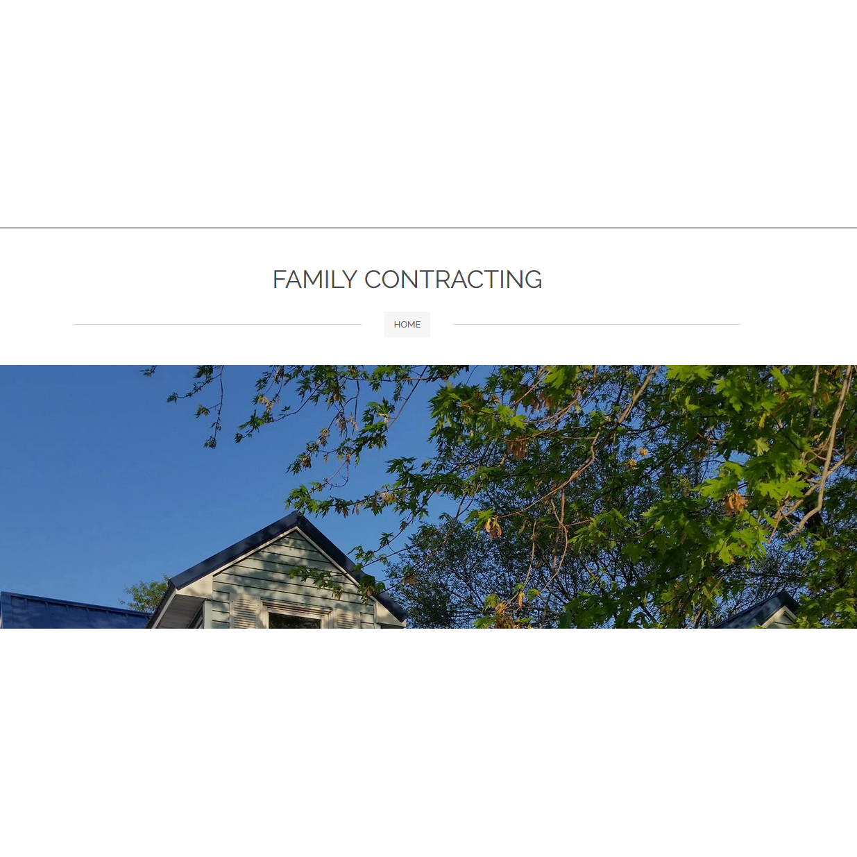 Family Contracting Logo