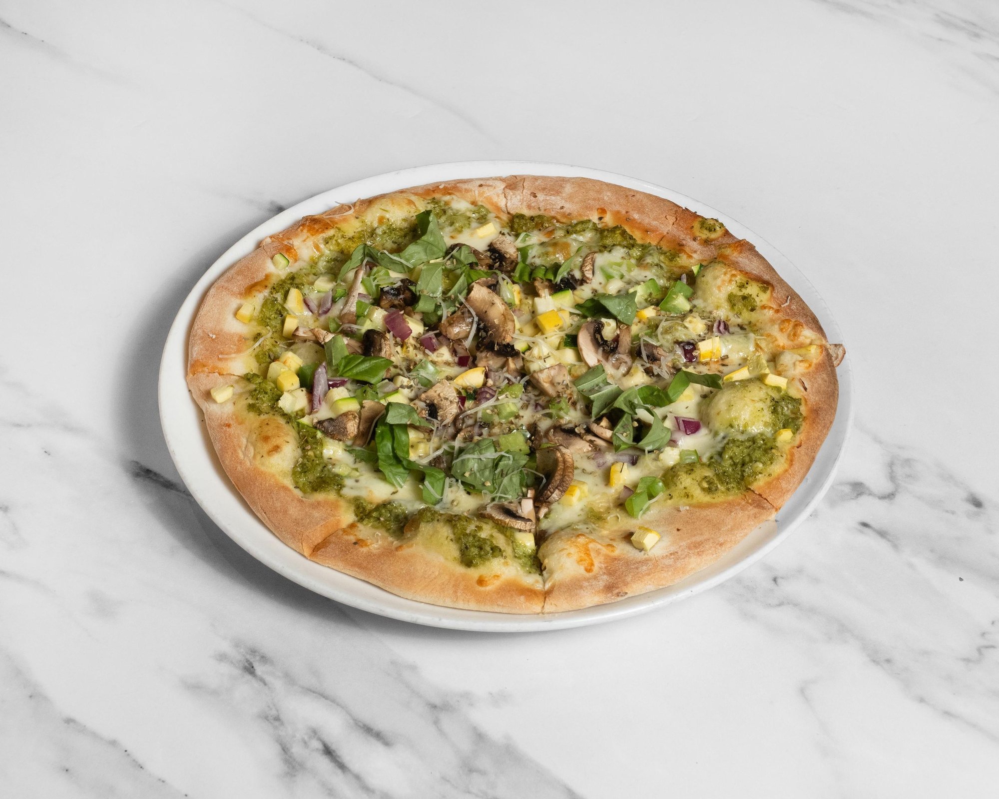 Spicy Vegetarian Pizza