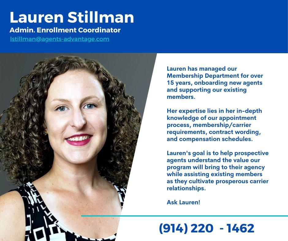 Contact Lauren to learn more about our program and how it benefits our members!  OurTeam