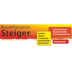 Logo von Baudekoration Steiger GmbH, Meisterbetrieb
