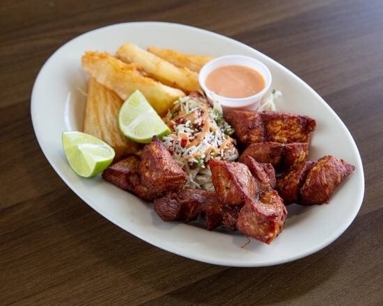 Yucca With Chicharron