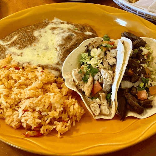 H. Three Asada Taco Dinner