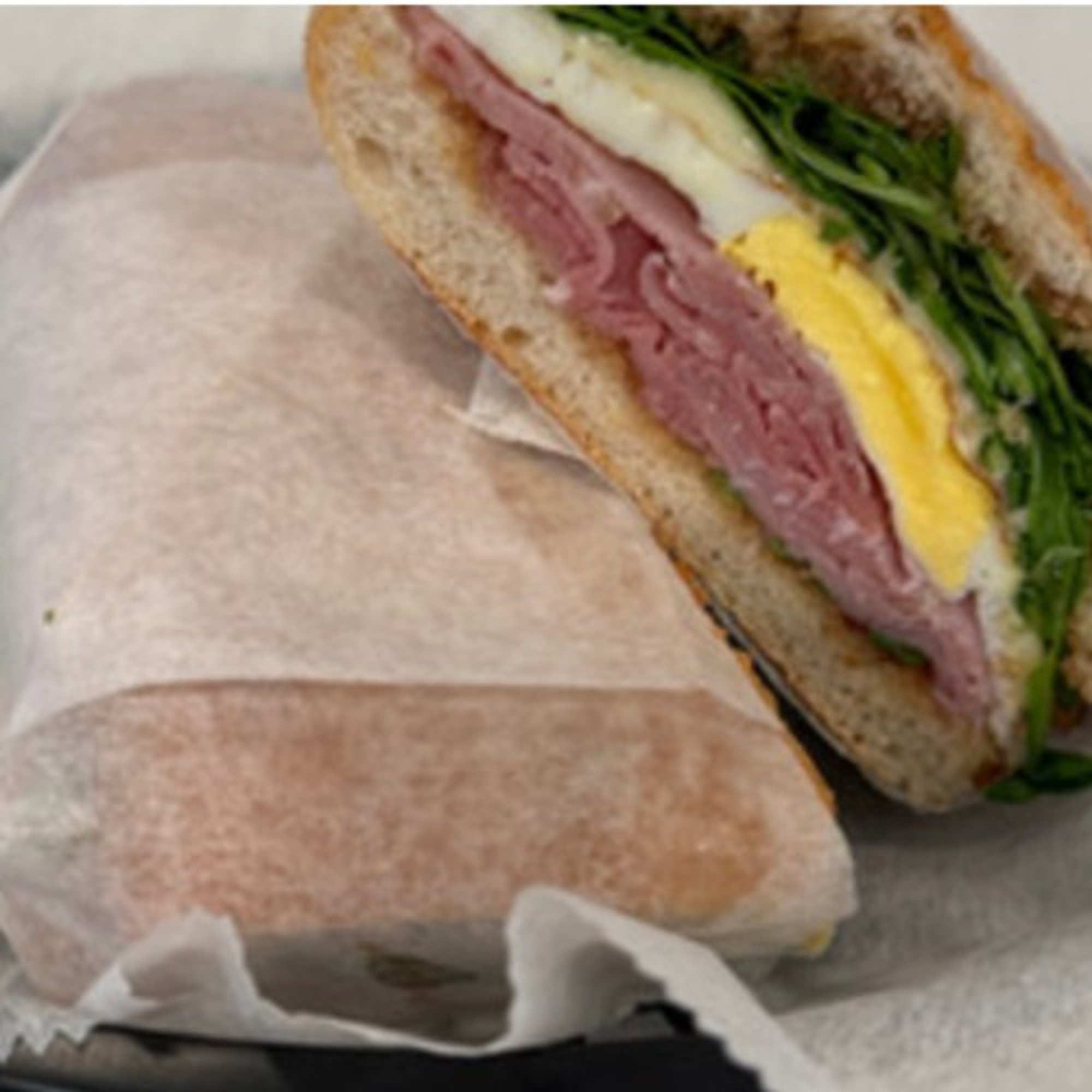 Fig, Prosciutto and Egg Sandwich