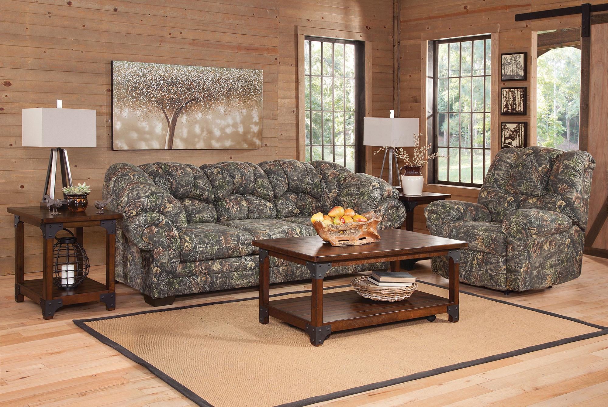 Hunter Sofa & Rocking Recliner - Camouflage