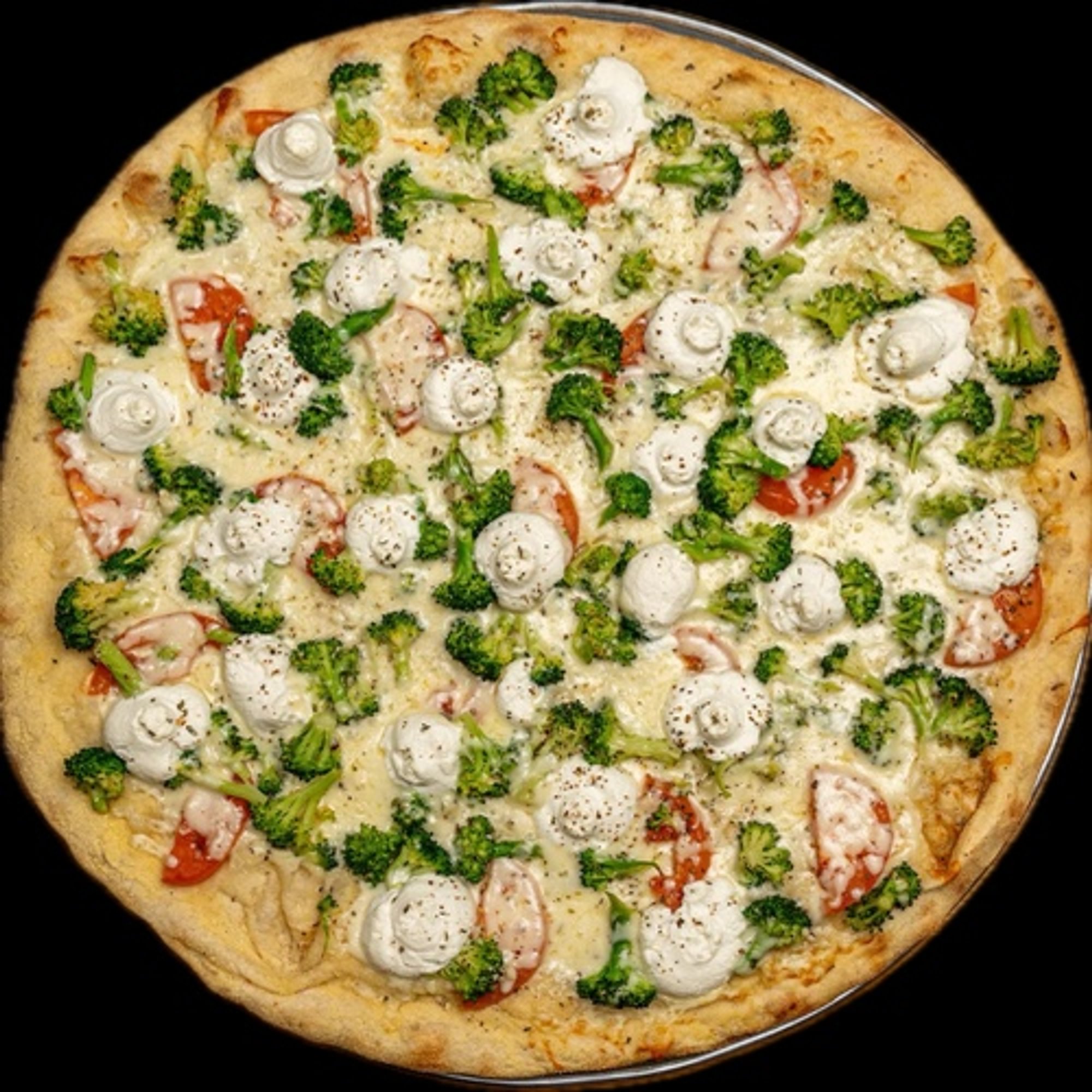 White Veggie Pizza