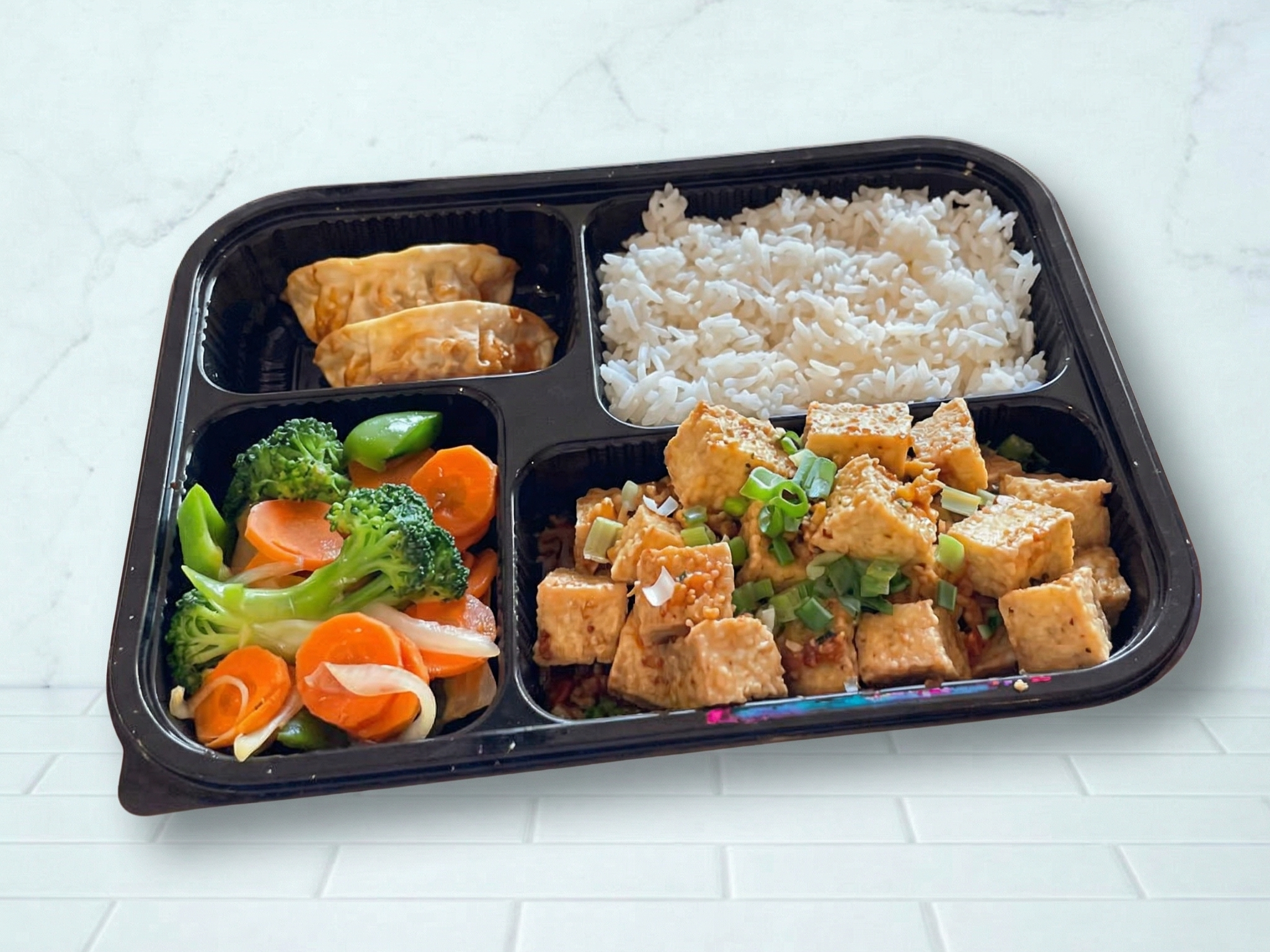 Golden Garlic Tofu