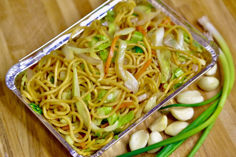 Veggie Stir-Fried Lo-Mein Noodles
