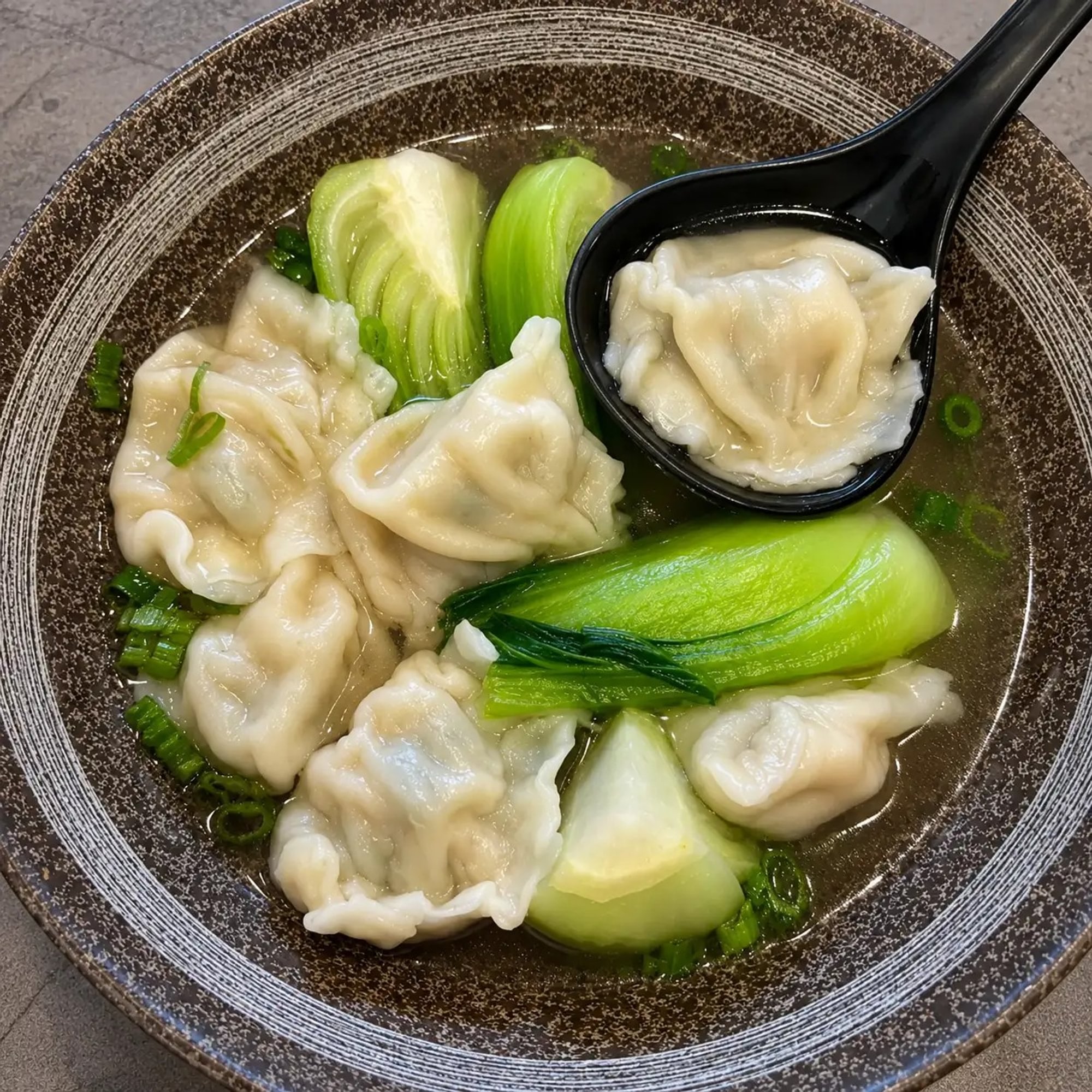 Wonton Or Dumpling In House Broth